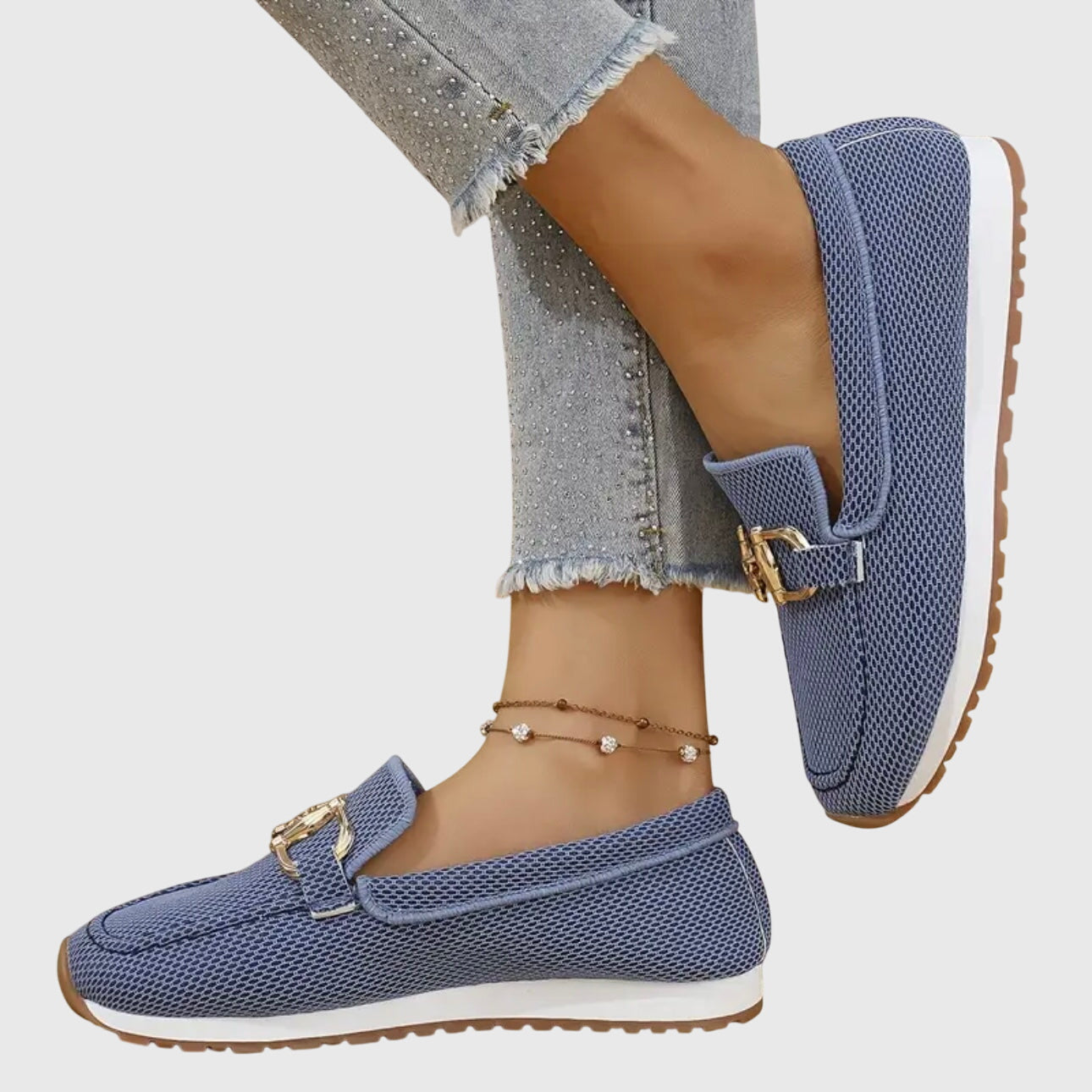 Ntombifikile | Orthopedic Loafer-Sneaker Gold Detail