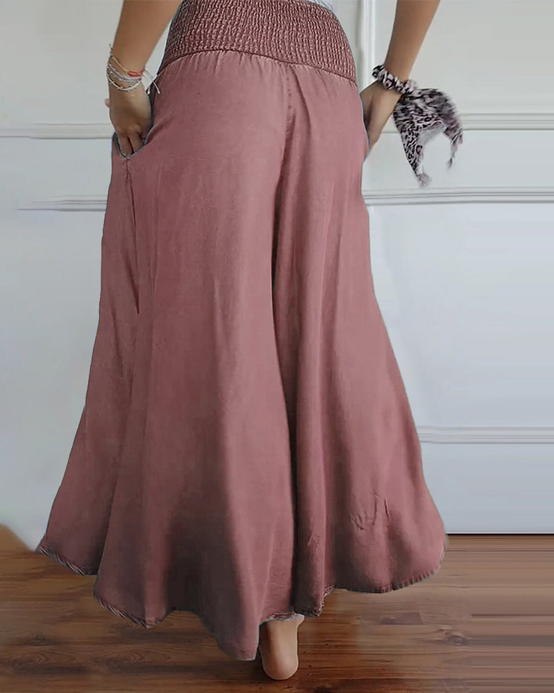 Delphine | Flowing Wide-Leg Trousers