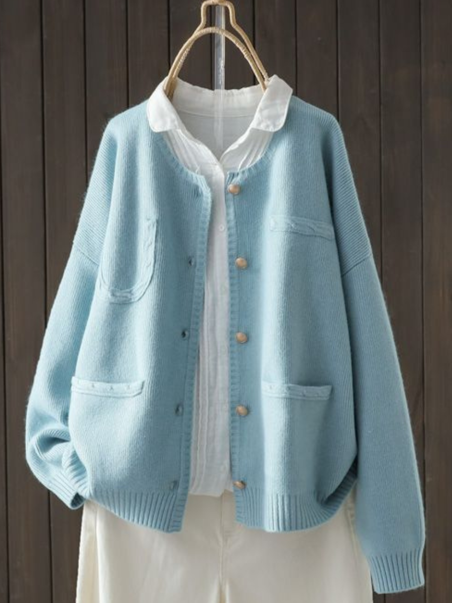 Amélie | Relaxed Pocket Cardigan
