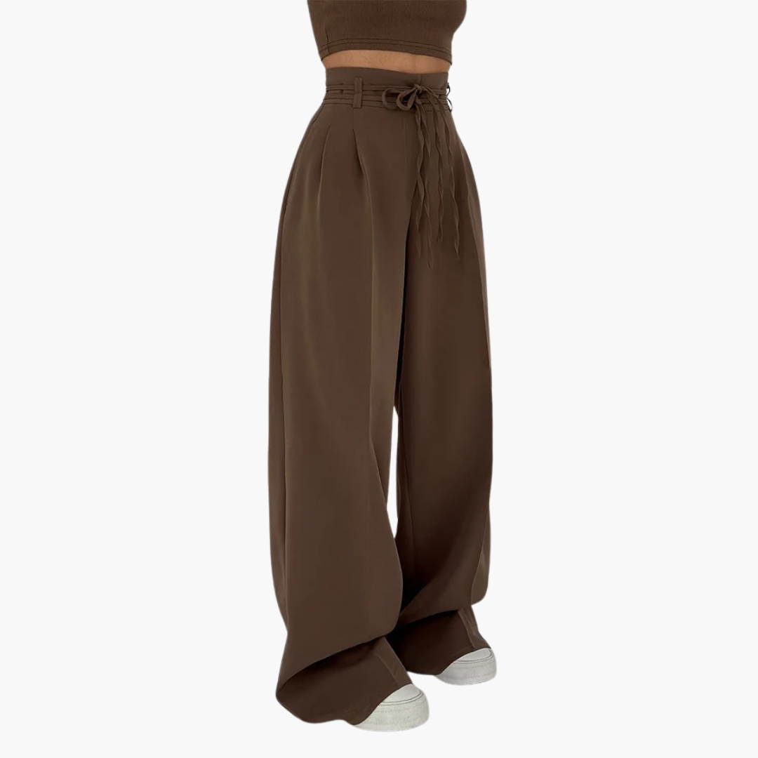 Giselle | High-Waisted Wide-Leg Trousers