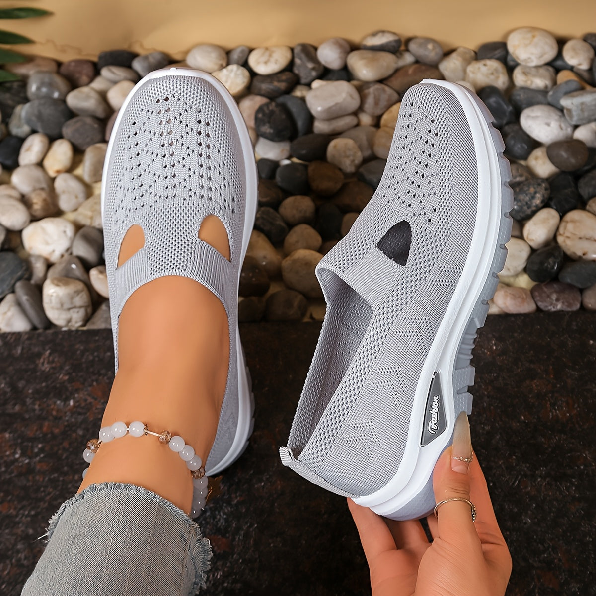 Thokozile | Orthopedic Knit Slip-On Sneaker
