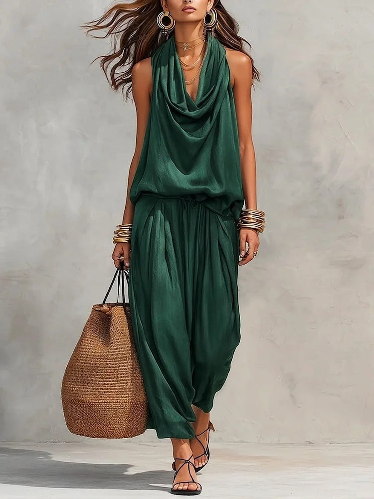 Sannah | Soft Two-Piece Top & Pants Set