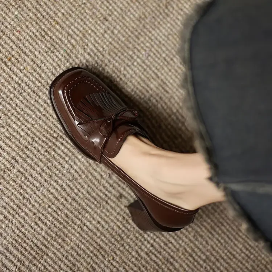 Estelle | Tassel Loafer Pumps