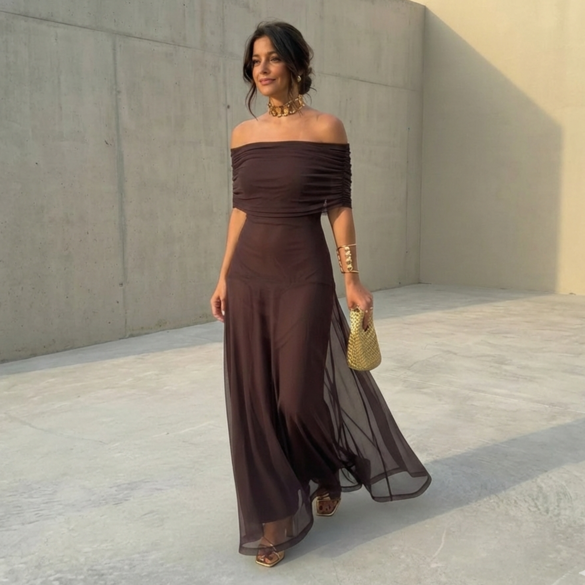 Lucia | Flowing Wide Maxi Dress
