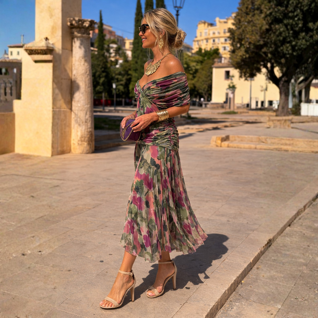 Karabo | Off-Shoulder Mermaid Maxi Dress