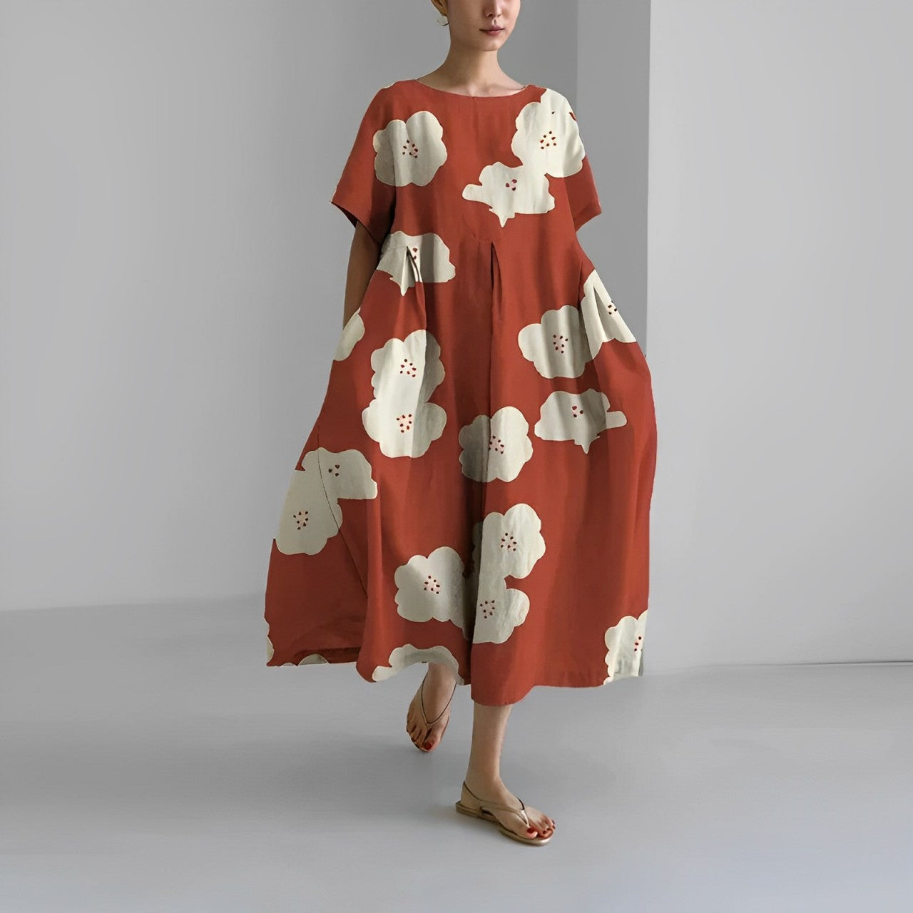 Elara | Boho Floral Spring Dress