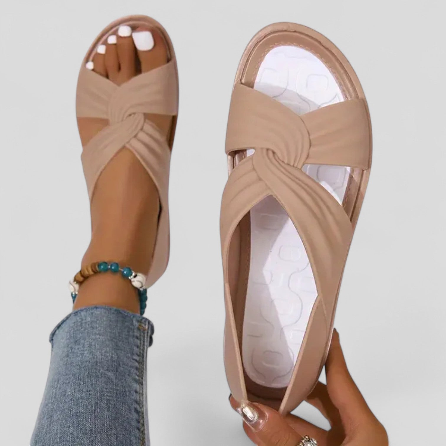 Amara | Orthopedic Crisscross Sandals