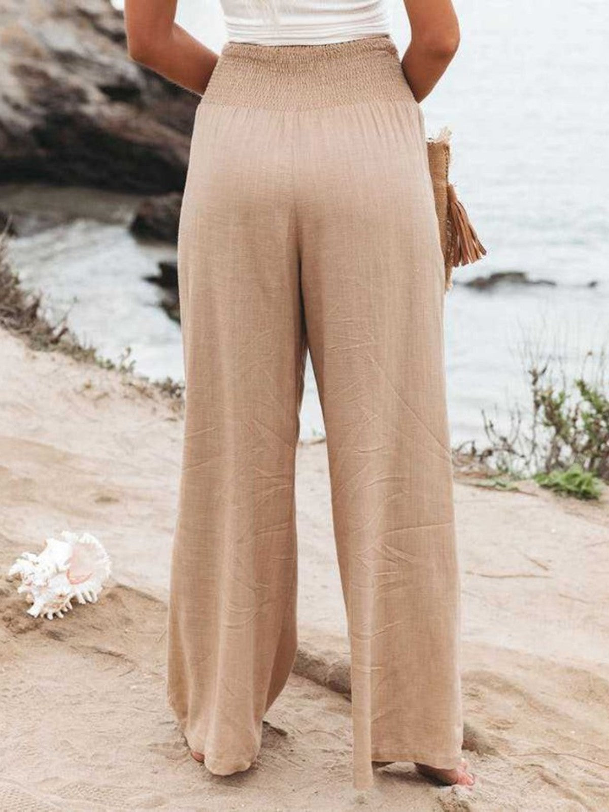 Océane | Wide-Leg Linen Trousers