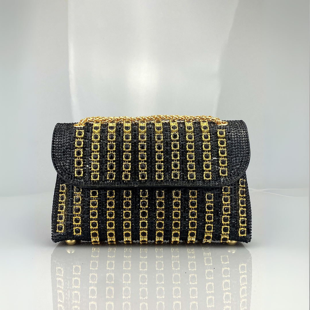 Hleziphi | Crystal Chain Diamond Shoulder Bag
