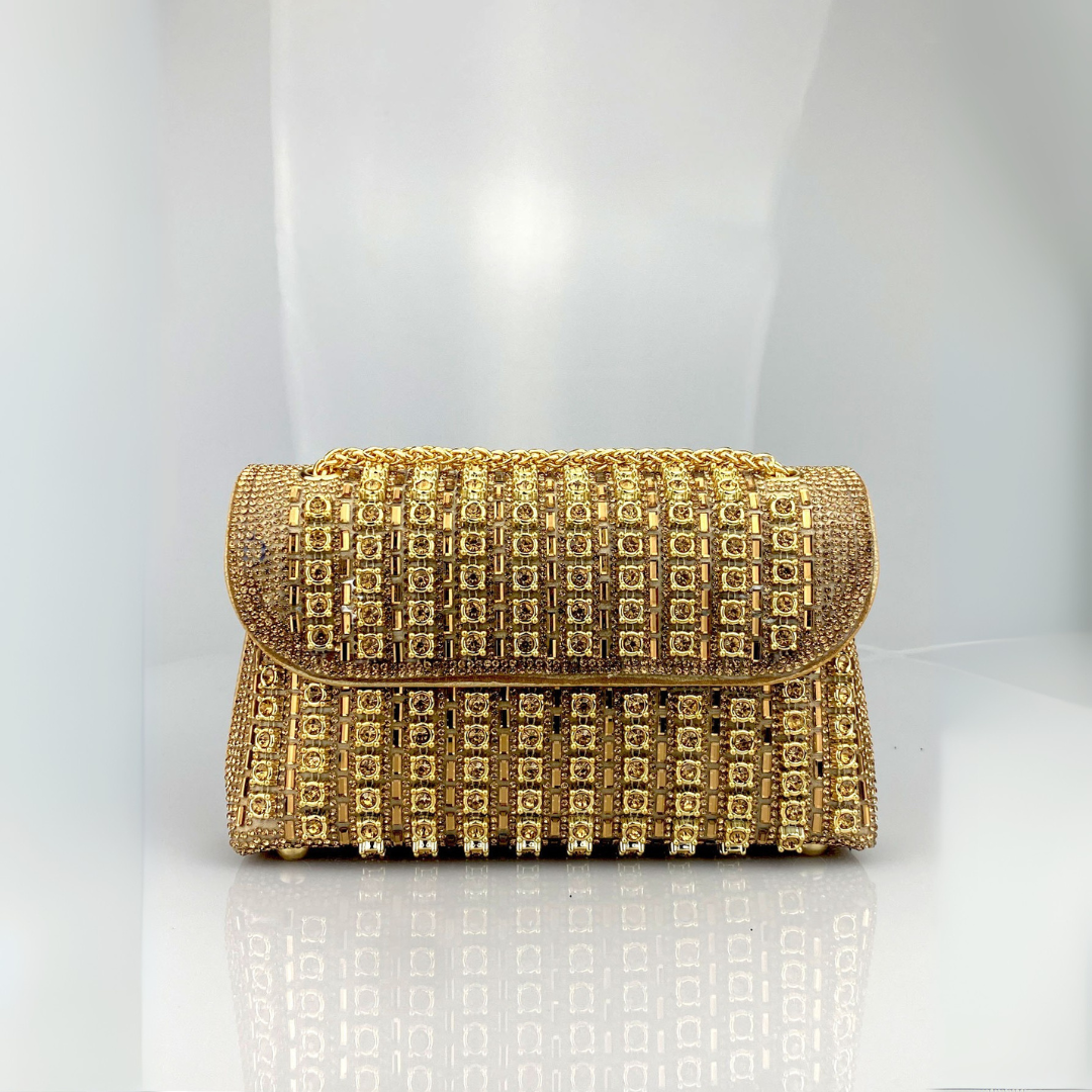 Hleziphi | Crystal Chain Diamond Shoulder Bag