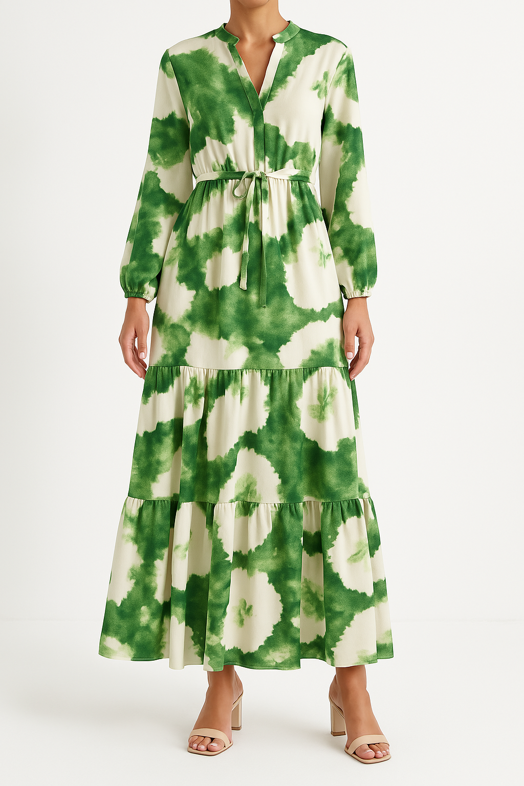 Serena | V-Neck Flowy Maxi Dress