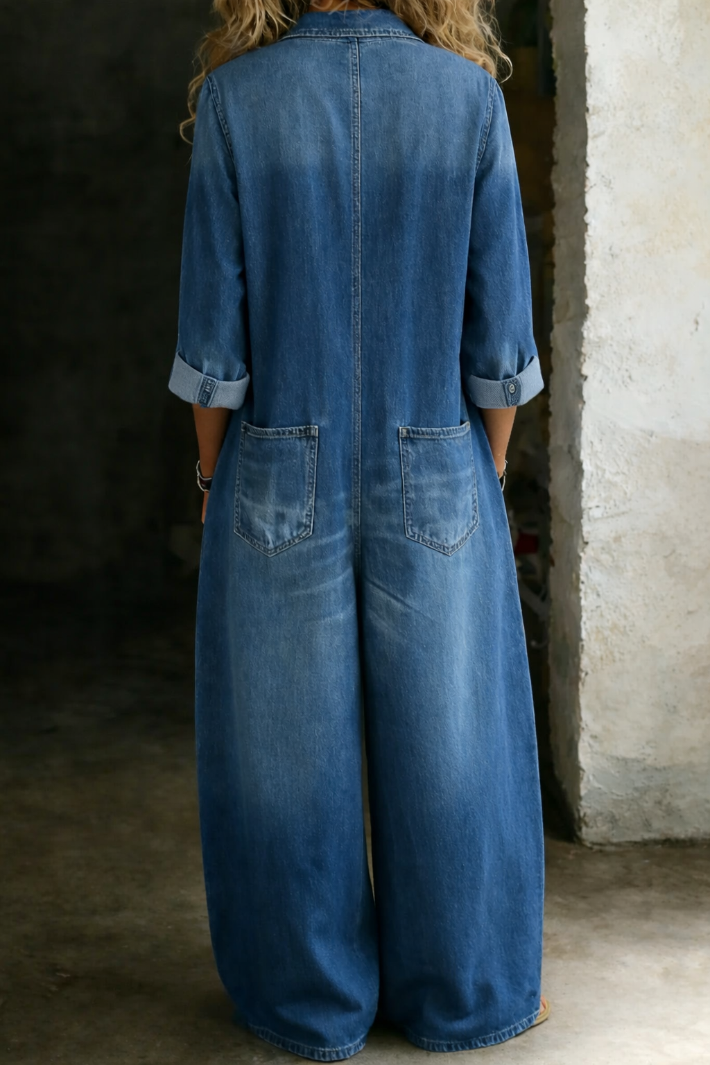 Margot | Soft Denim Jumpsuit