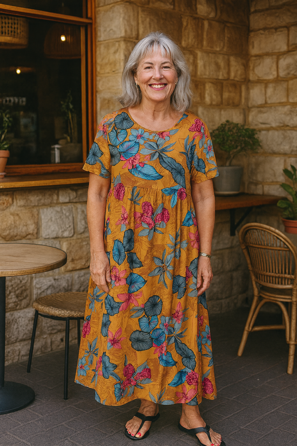 Aurora | Floral Breezy Maxi Dress