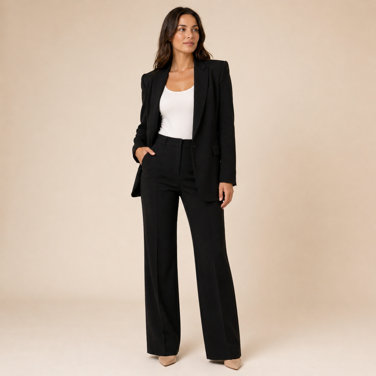 Tiro | Flared Trousers Tailored Suit Set