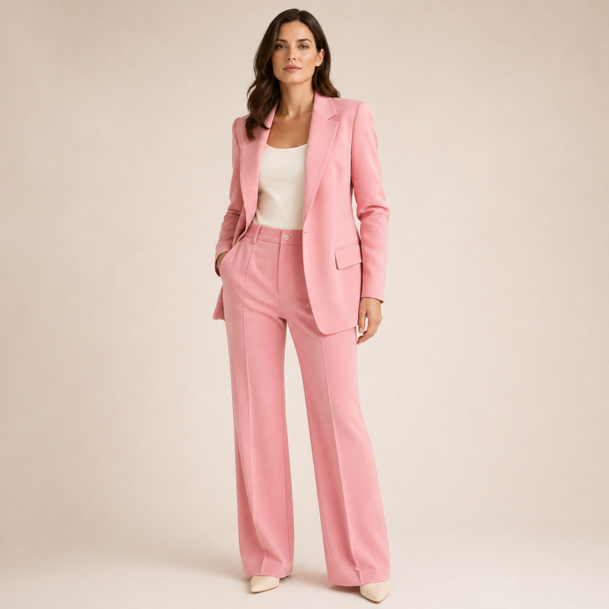 Tiro | Flared Trousers Tailored Suit Set
