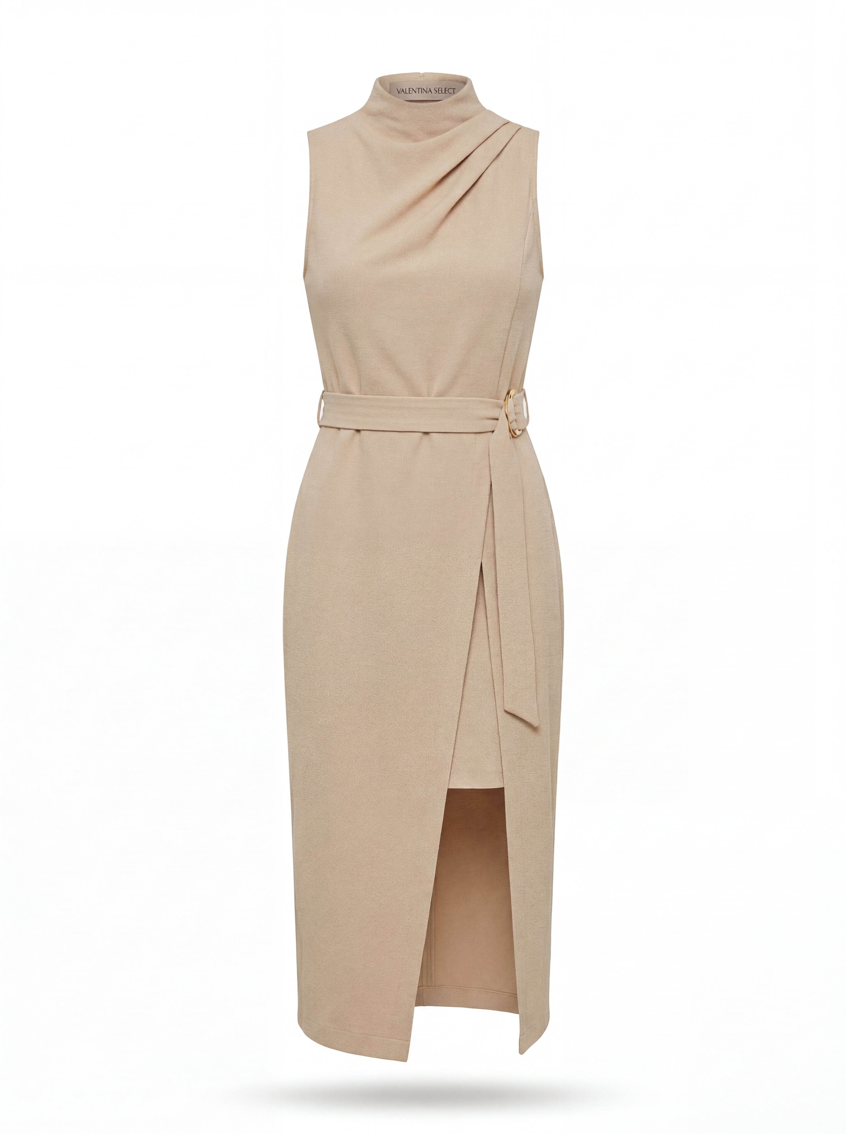 Amélie | Asymmetrical Belted Gown