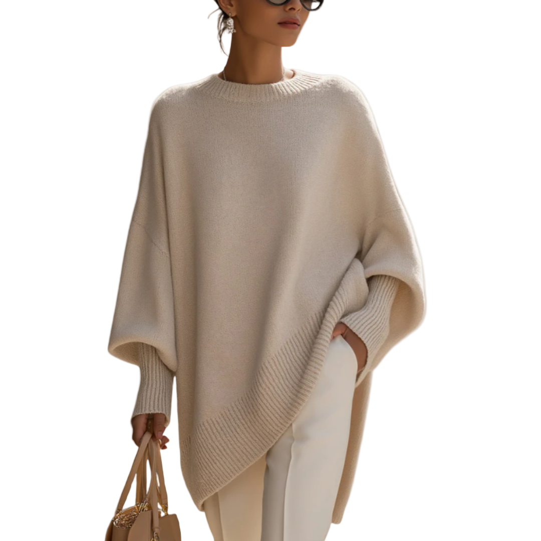 Anelize | Oversized Poncho Knit Sweater
