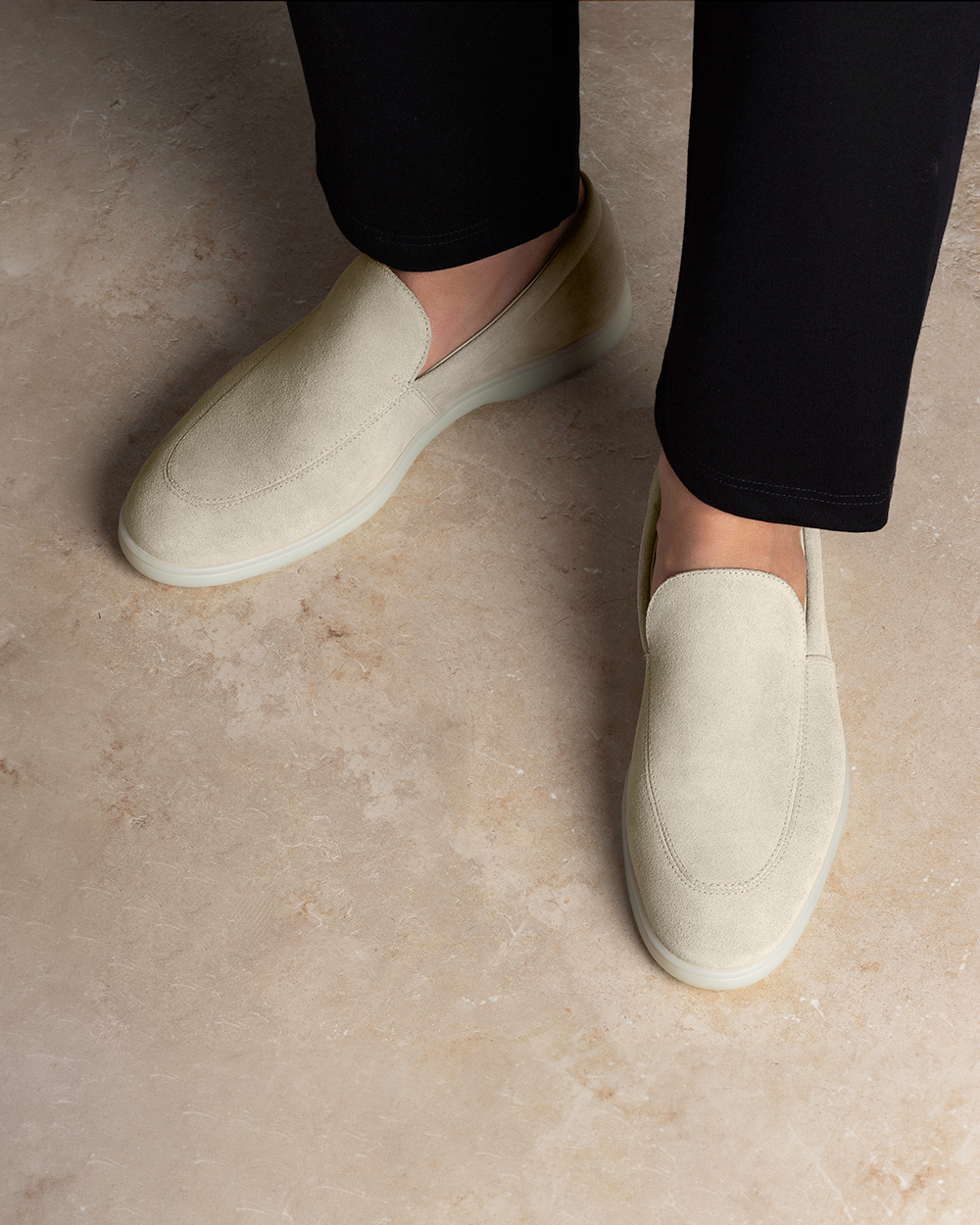 Noluthando | Buttery Suede Loafer Sand