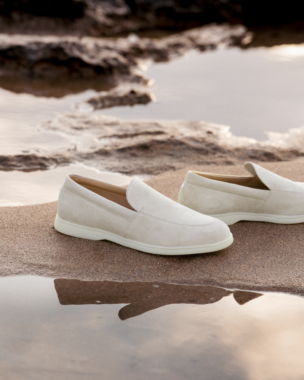 Noluthando | Buttery Suede Loafer Sand