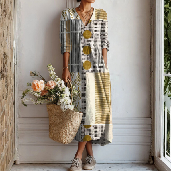 Anaïs | Bohemian Linen Dress