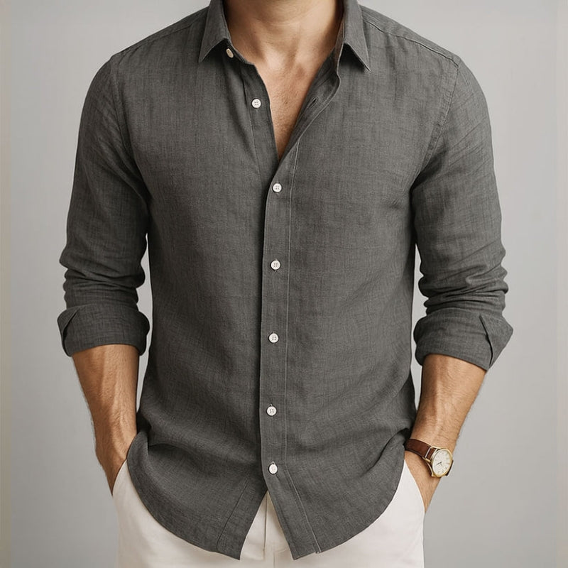 Simon | Breathable Linen Blend Shirt