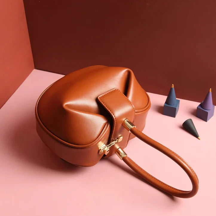 Nolubabalo | Sleek Leather Locking Closure Bag