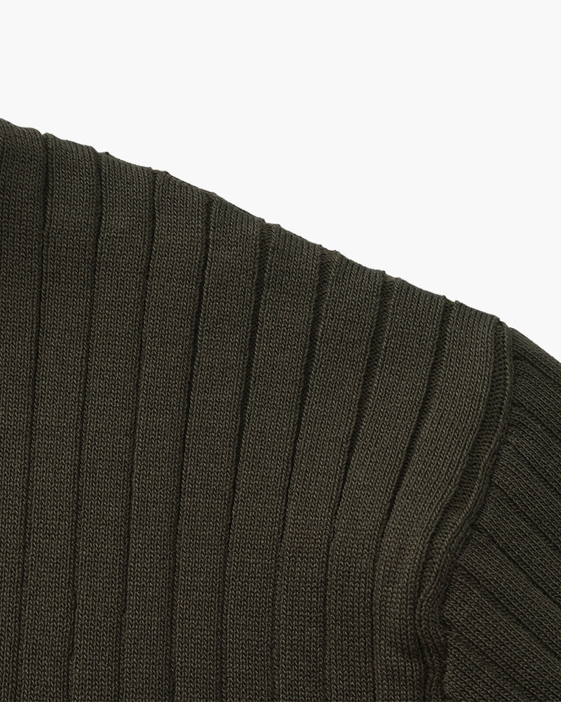 Marna | Ribbed Knit Polo