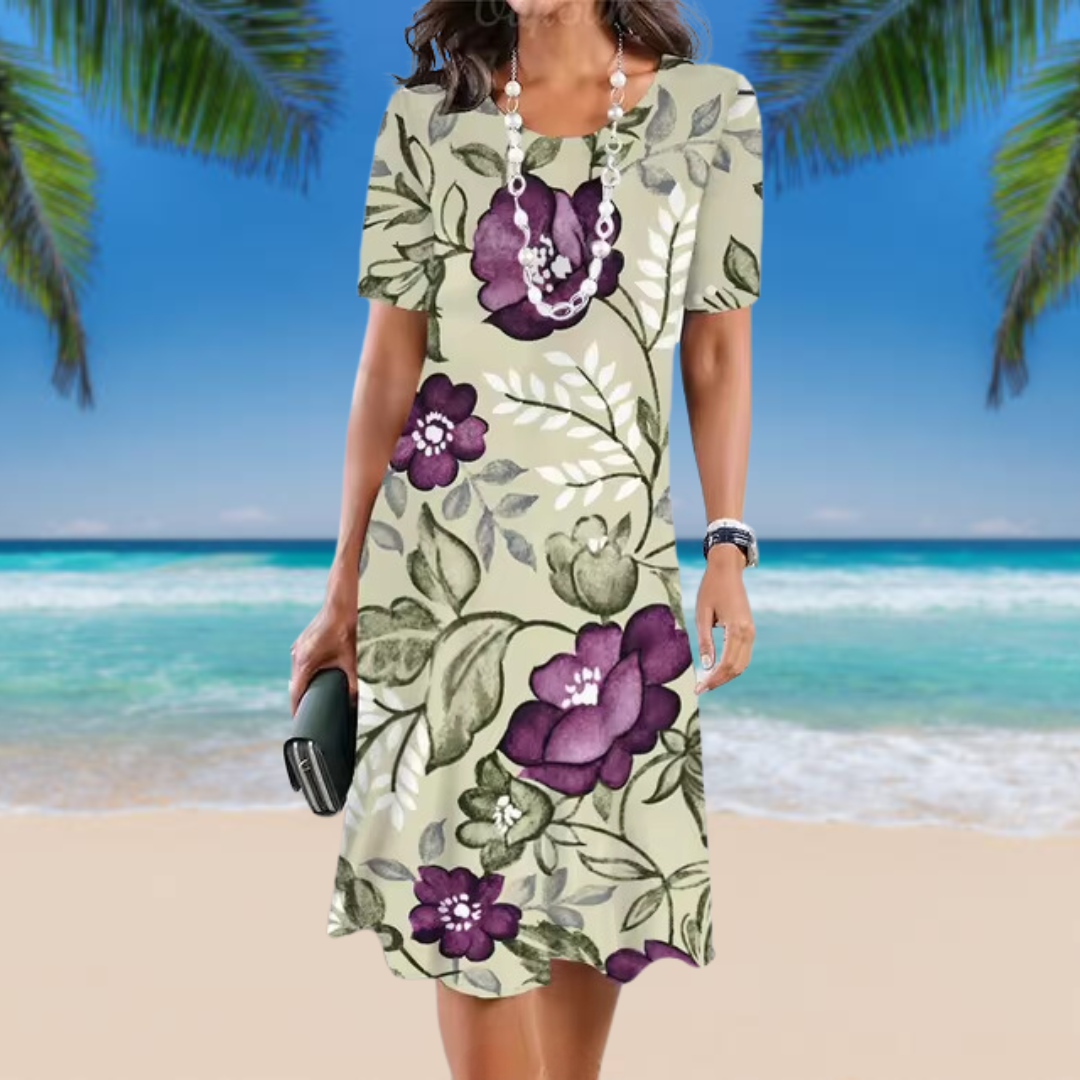 Serena | Vibrant Floral Dress
