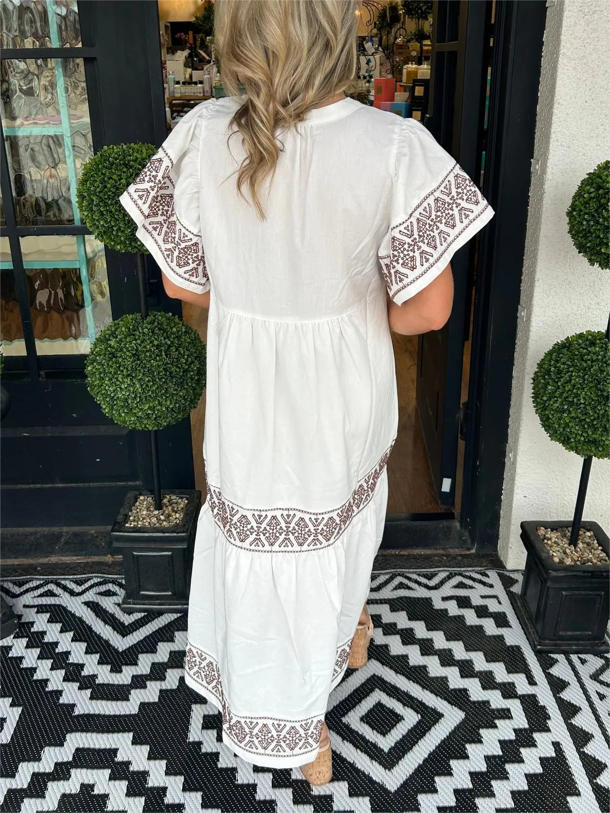 Fiona | Bohemian V-Neck Maxi Dress