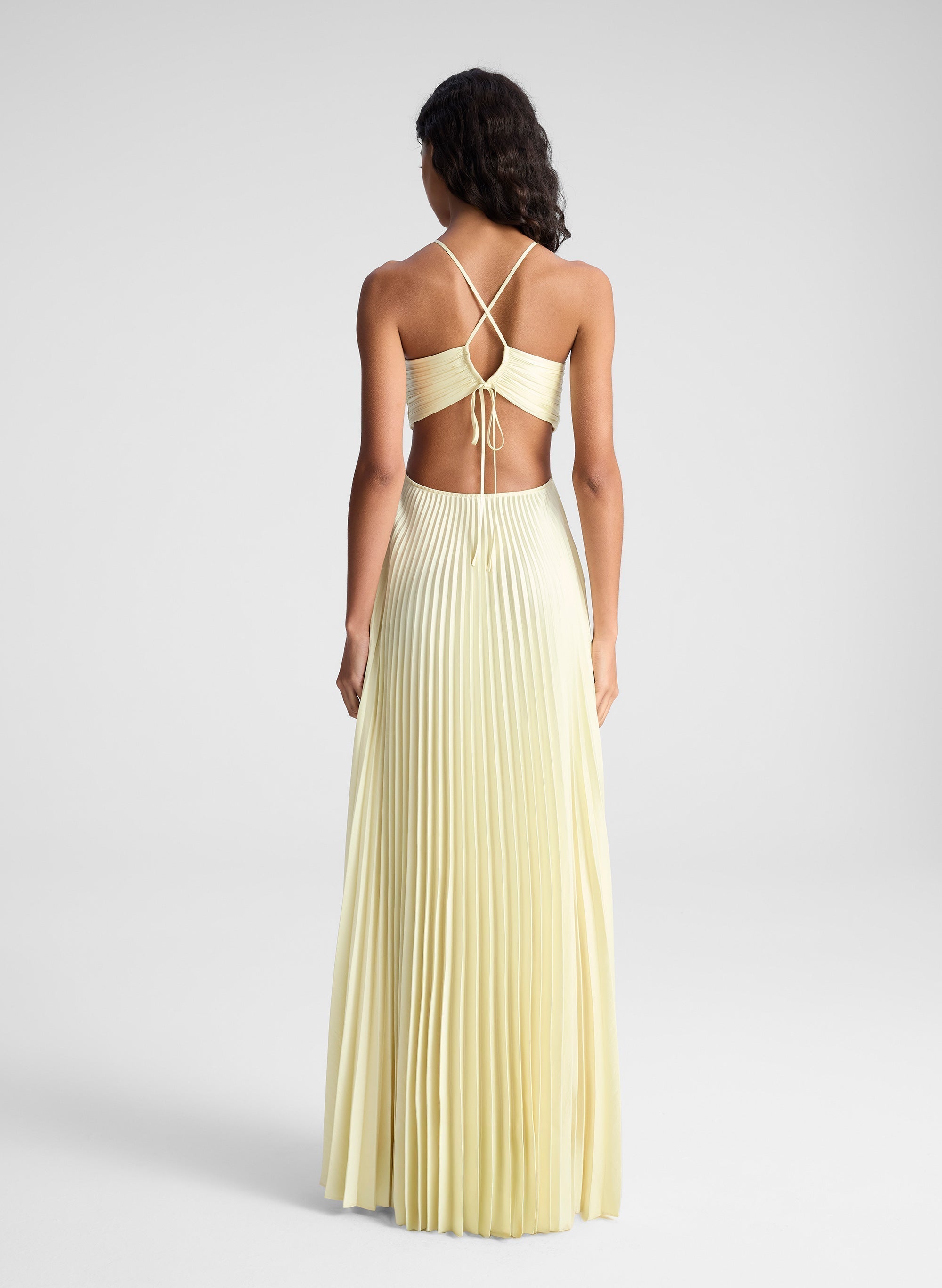 Iris | Pleated Midi Dress
