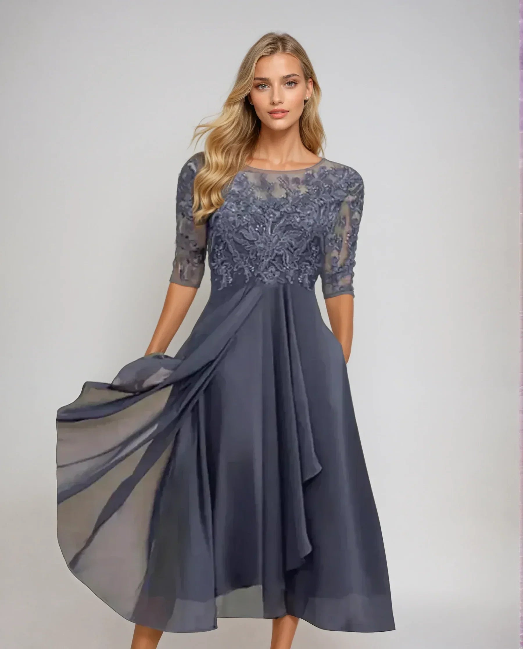 Keitumetse | Elegant Lace Evening Dress