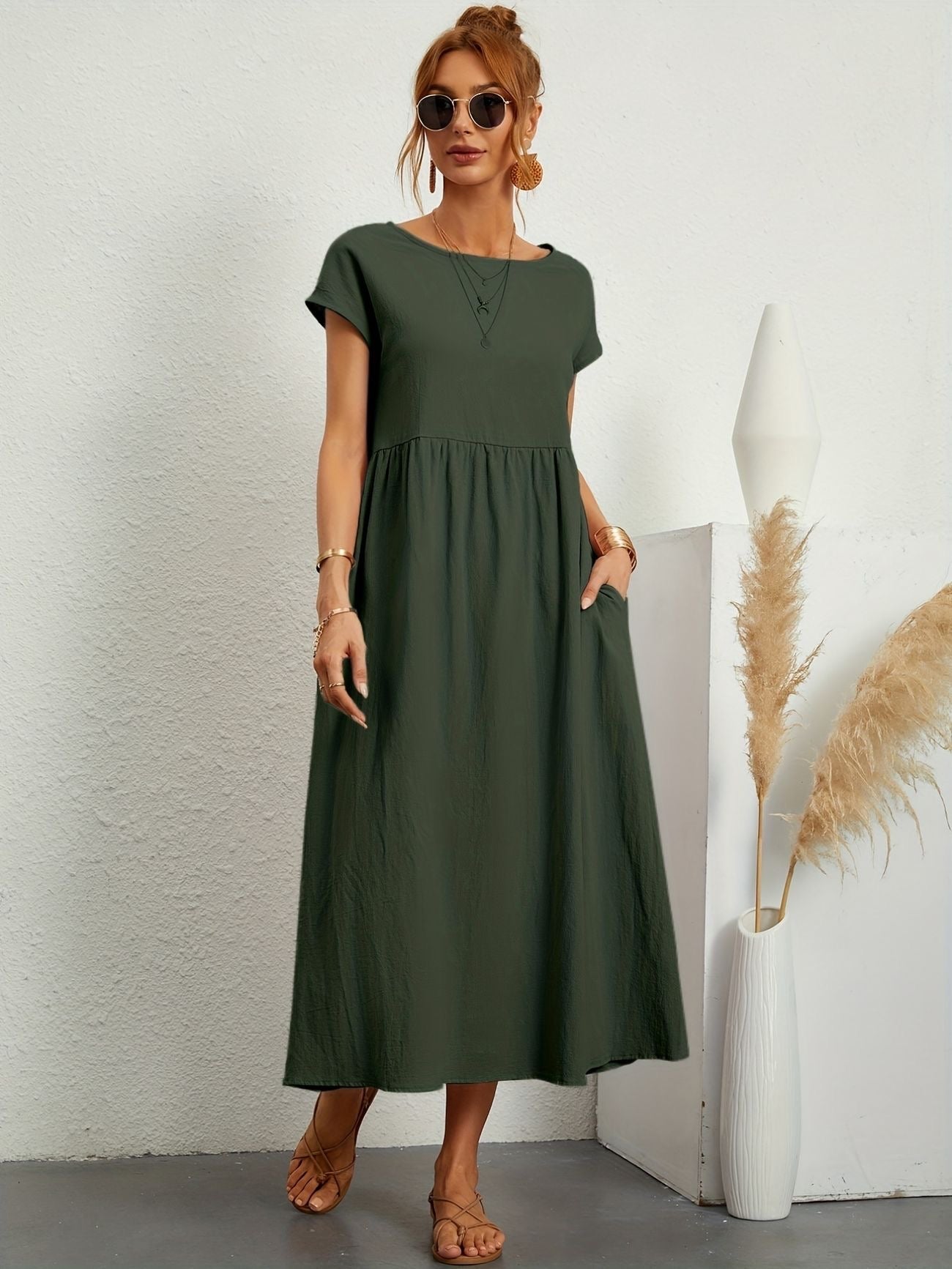 Celeste | Relaxed Cotton Casual Dress