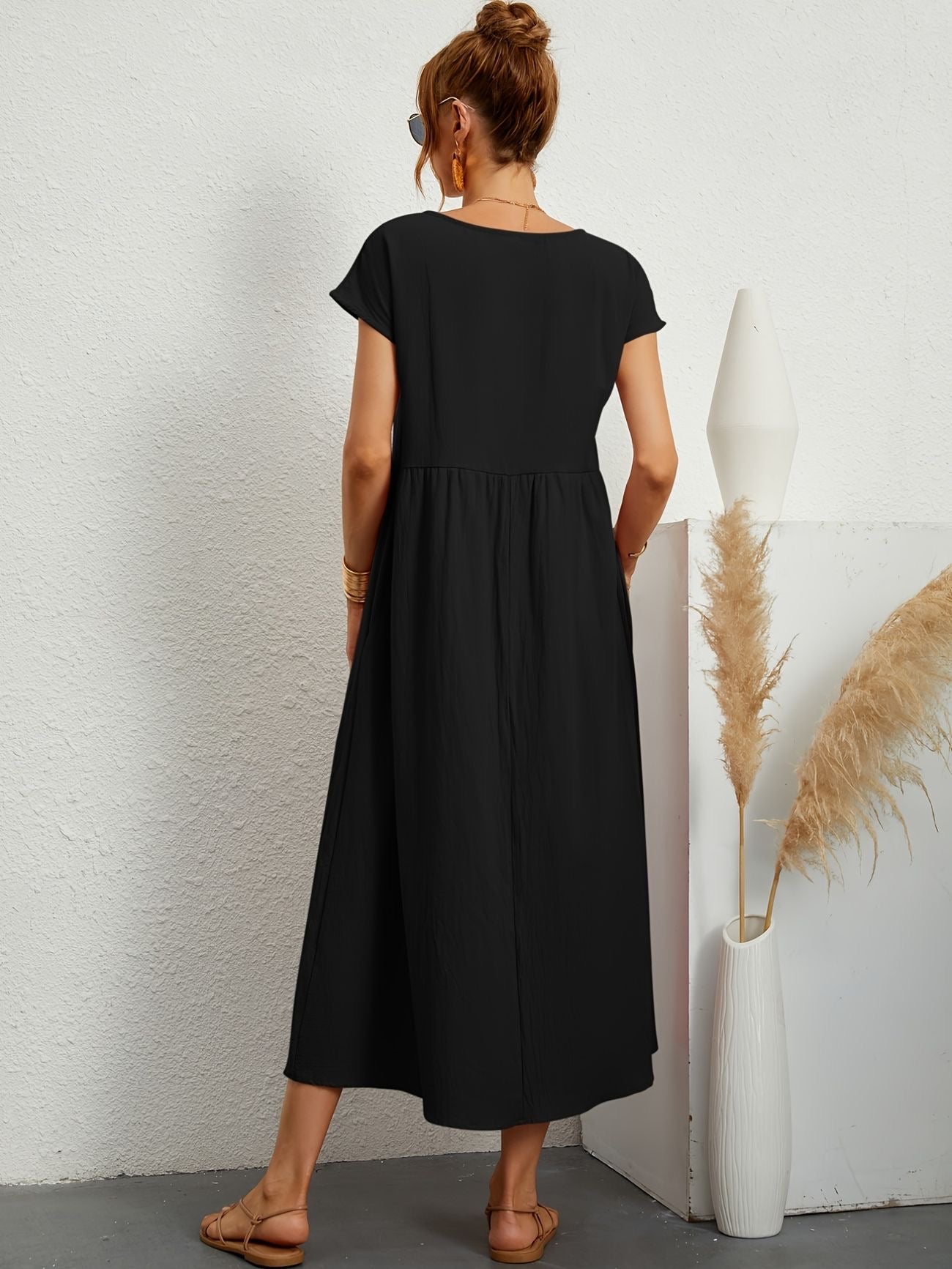 Celeste | Relaxed Cotton Casual Dress