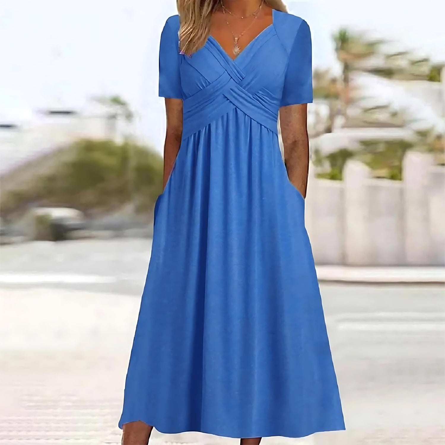 Anel | Elegant A-Line Midi Dress