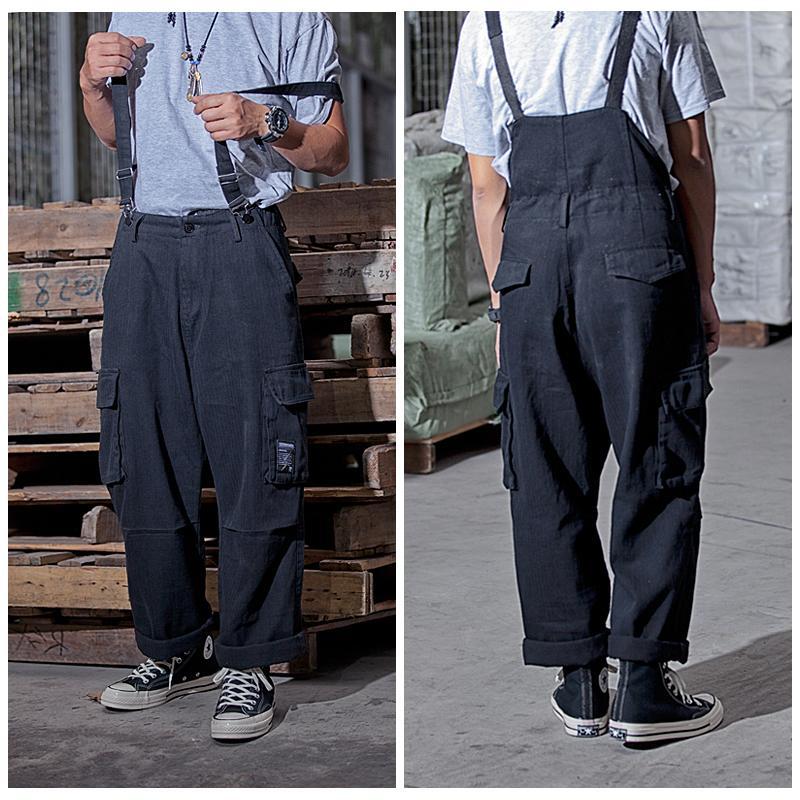 Nompucuko | Retro Loose Cotton Overalls