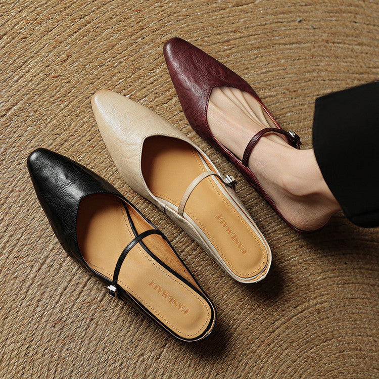 Margot | Classic Pointed-Toe Mules