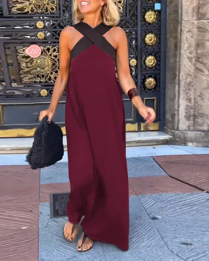 Ophélia | Crossed Neckline Dress