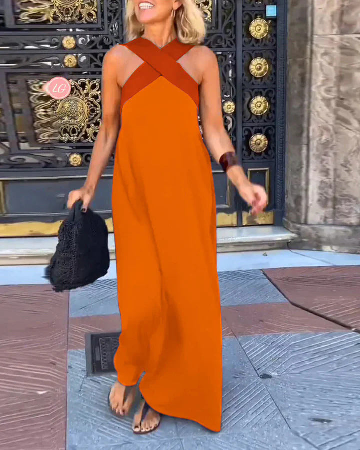 Ophélia | Crossed Neckline Dress