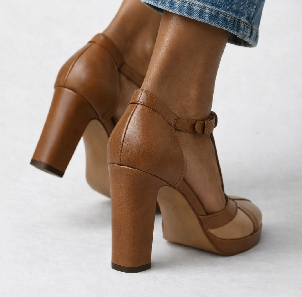 Nthombi | Retro Ergonomic Heel Pumps
