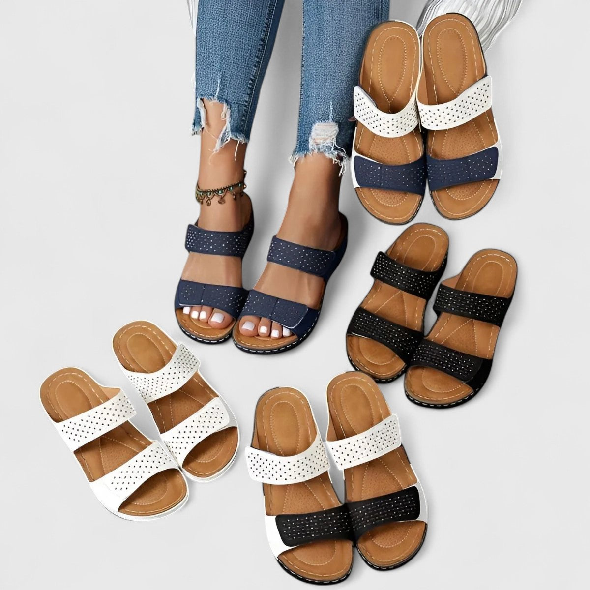 Océane | Orthopedic Gel Sandals