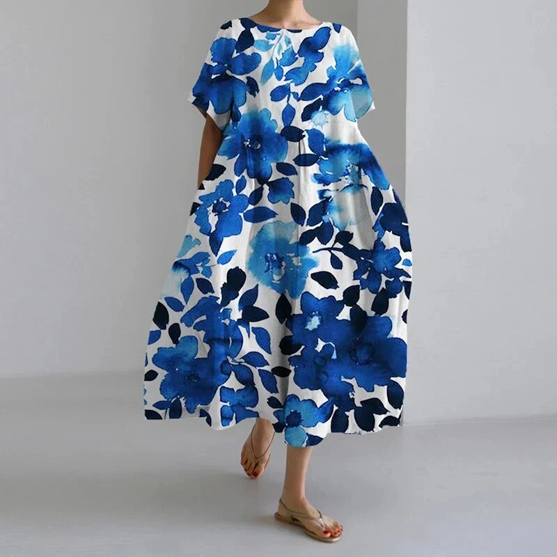 Elara | Boho Floral Spring Dress