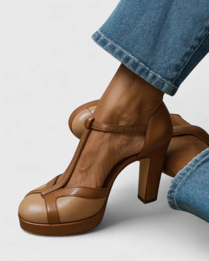 Nthombi | Retro Ergonomic Heel Pumps