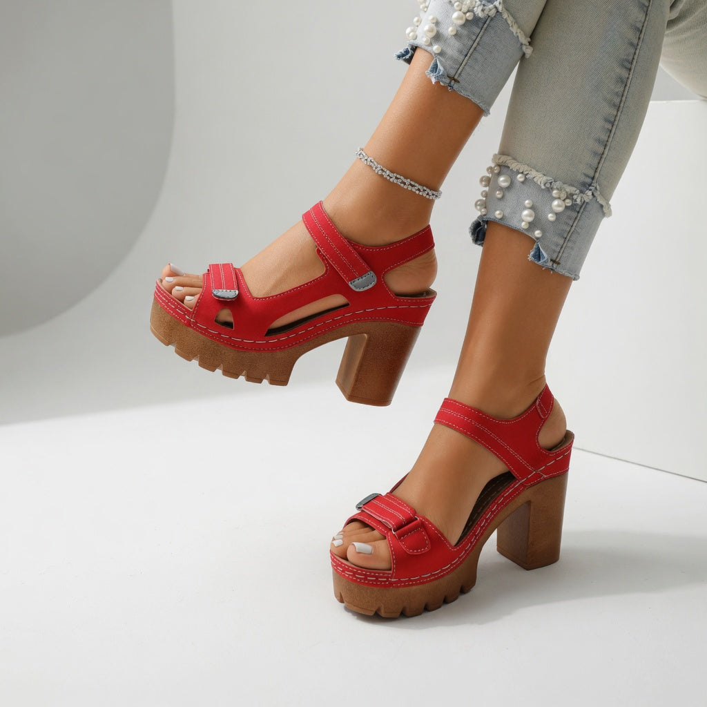 Nompilo | Platform Block Heel Urban Sandal