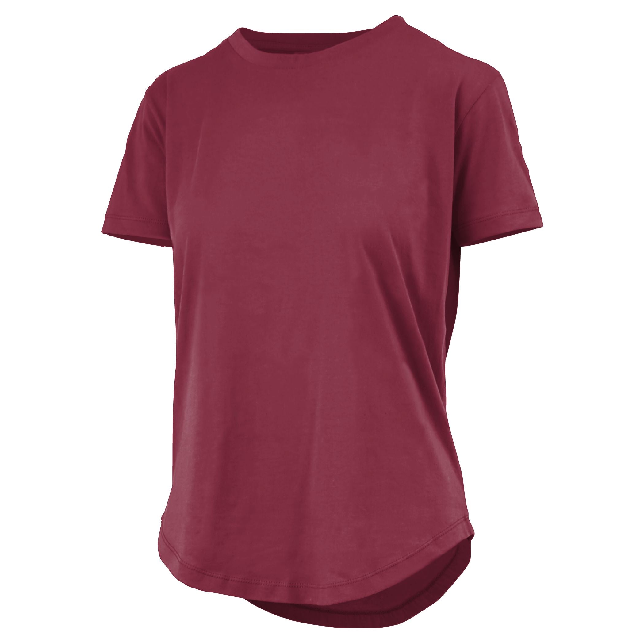 Leungo | High-Low Rounded Hem Cotton Tee