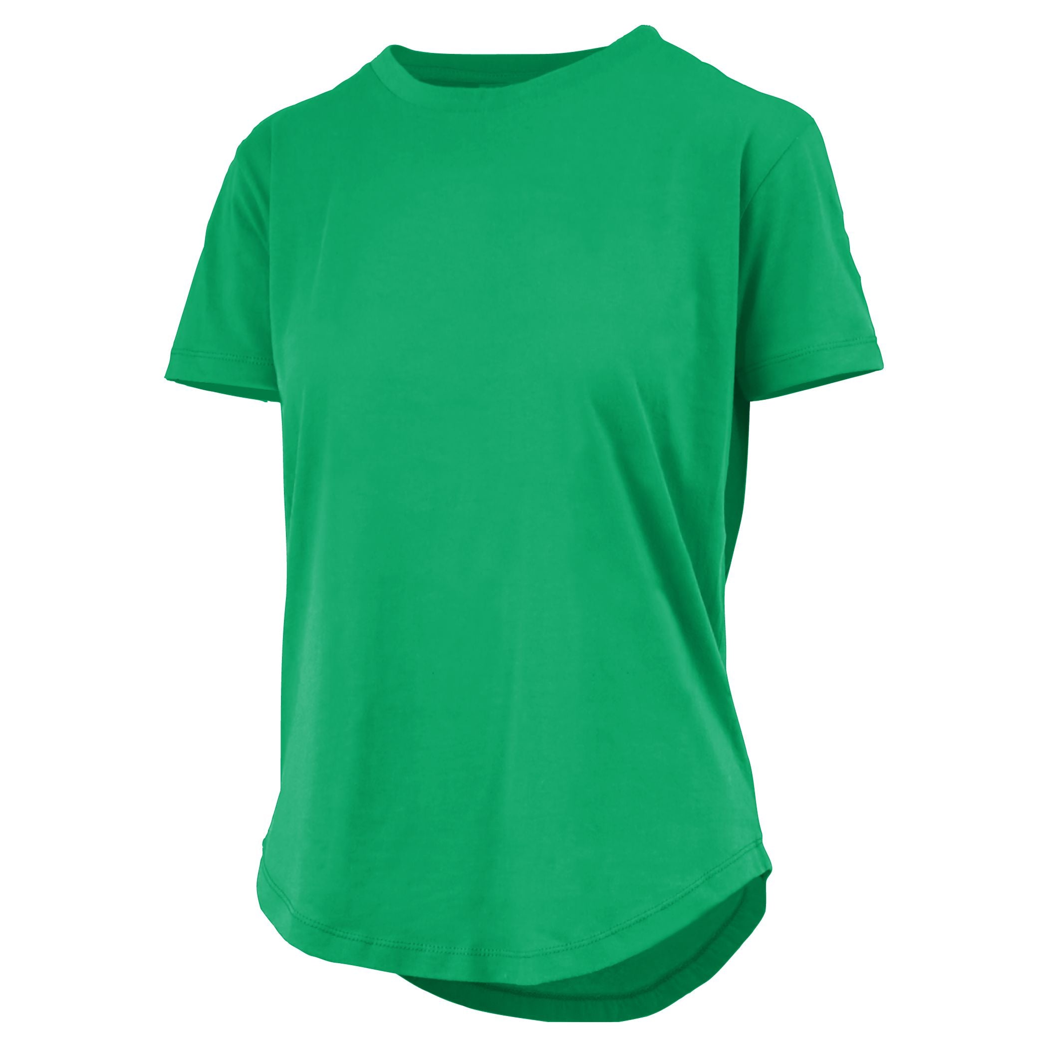 Leungo | High-Low Rounded Hem Cotton Tee