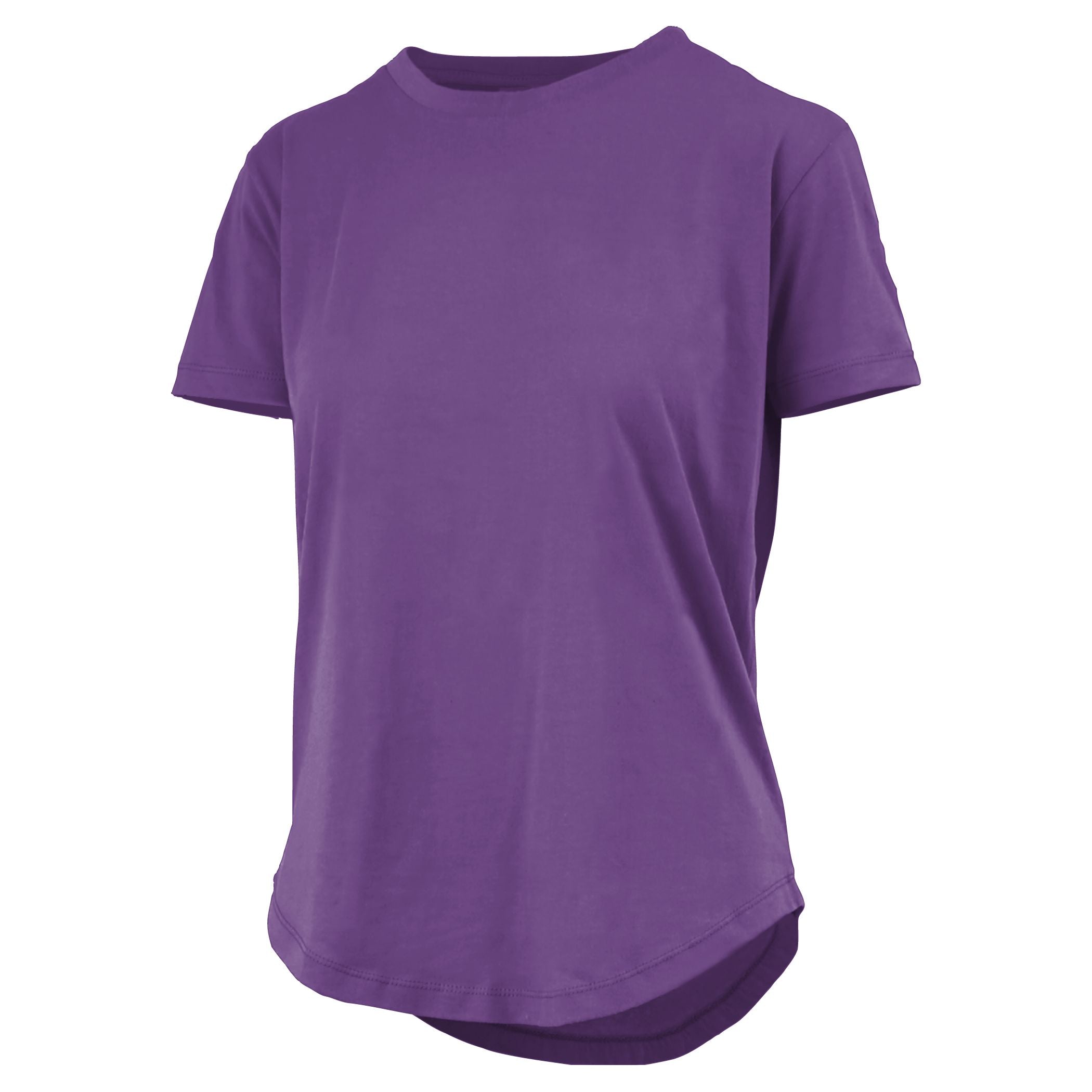 Leungo | High-Low Rounded Hem Cotton Tee