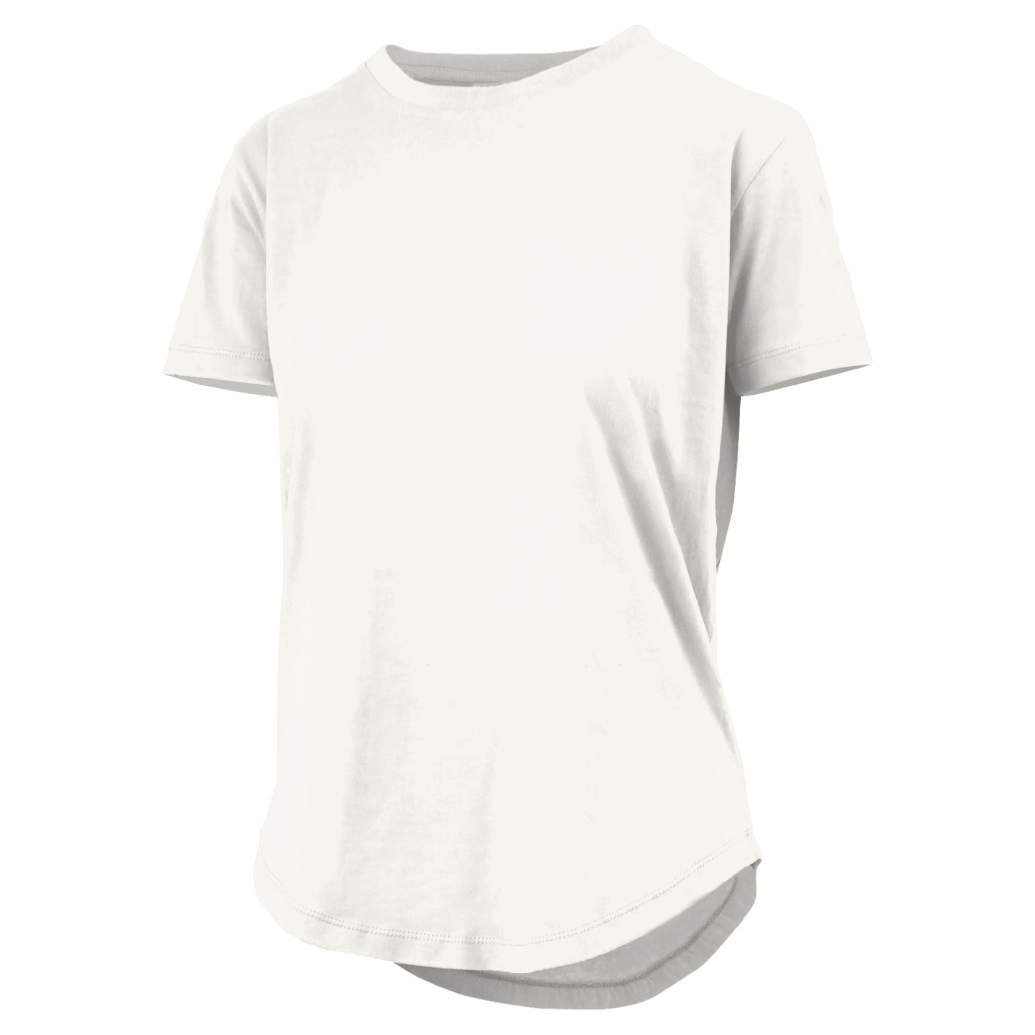 Leungo | High-Low Rounded Hem Cotton Tee