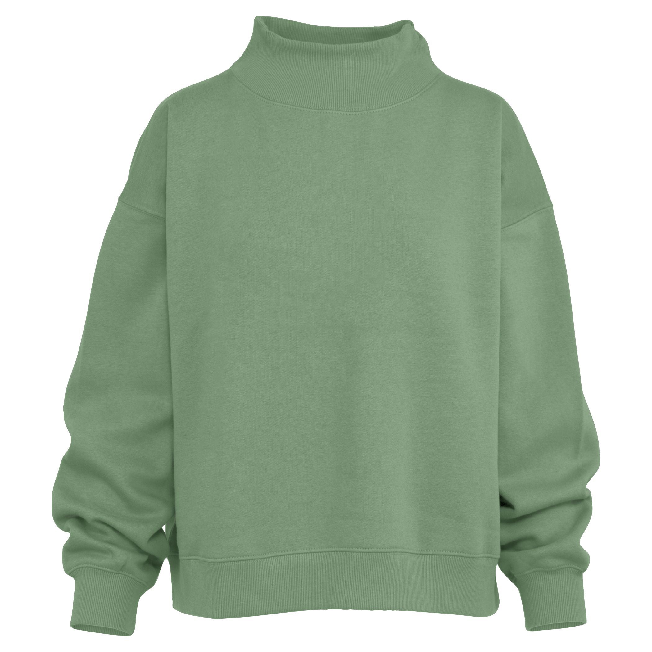 Nonhlanhla | Mock Neck Fleece Wide Silhouette