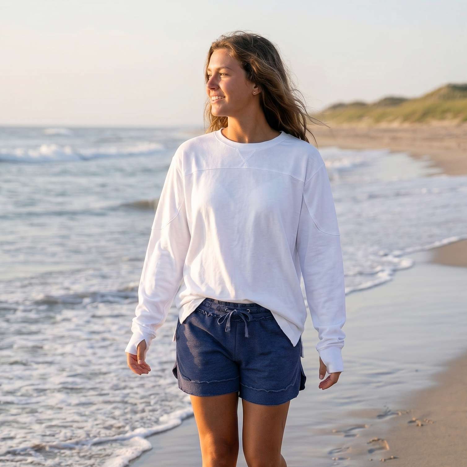 Motlalepule | Oversized Cotton Tee Pieced Details
