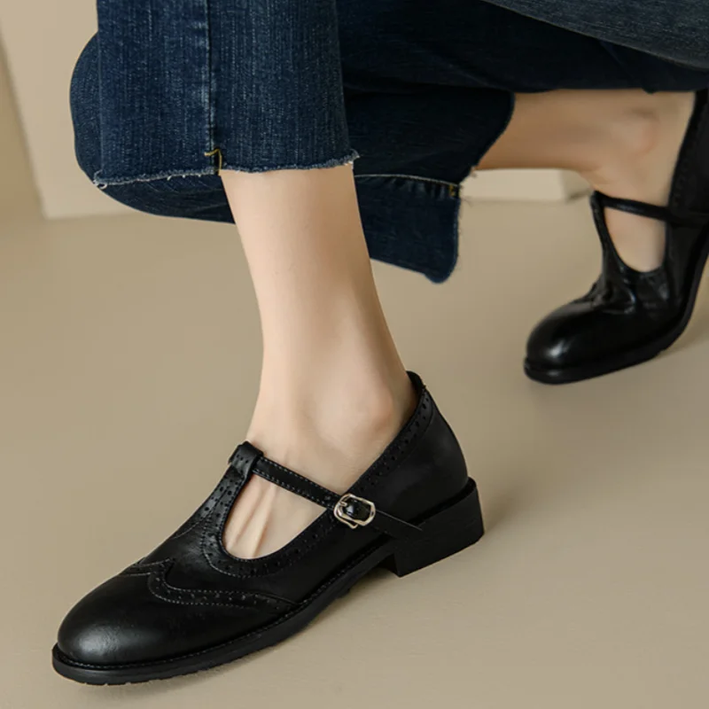 Céleste | T-Strap Mary Jane Flats